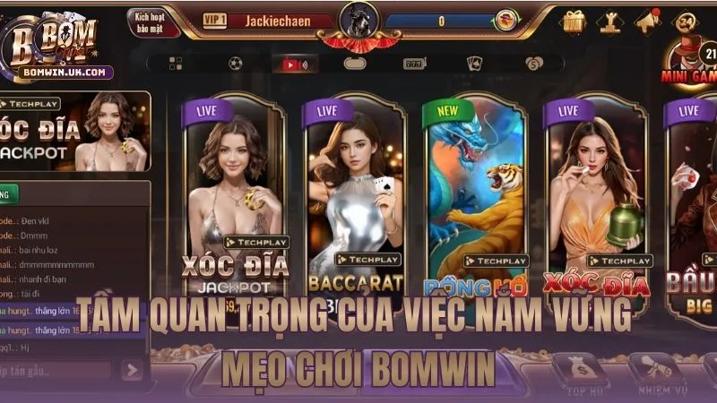 Tầm quan trọng của việc nắm vững Mẹo Chơi bomwin